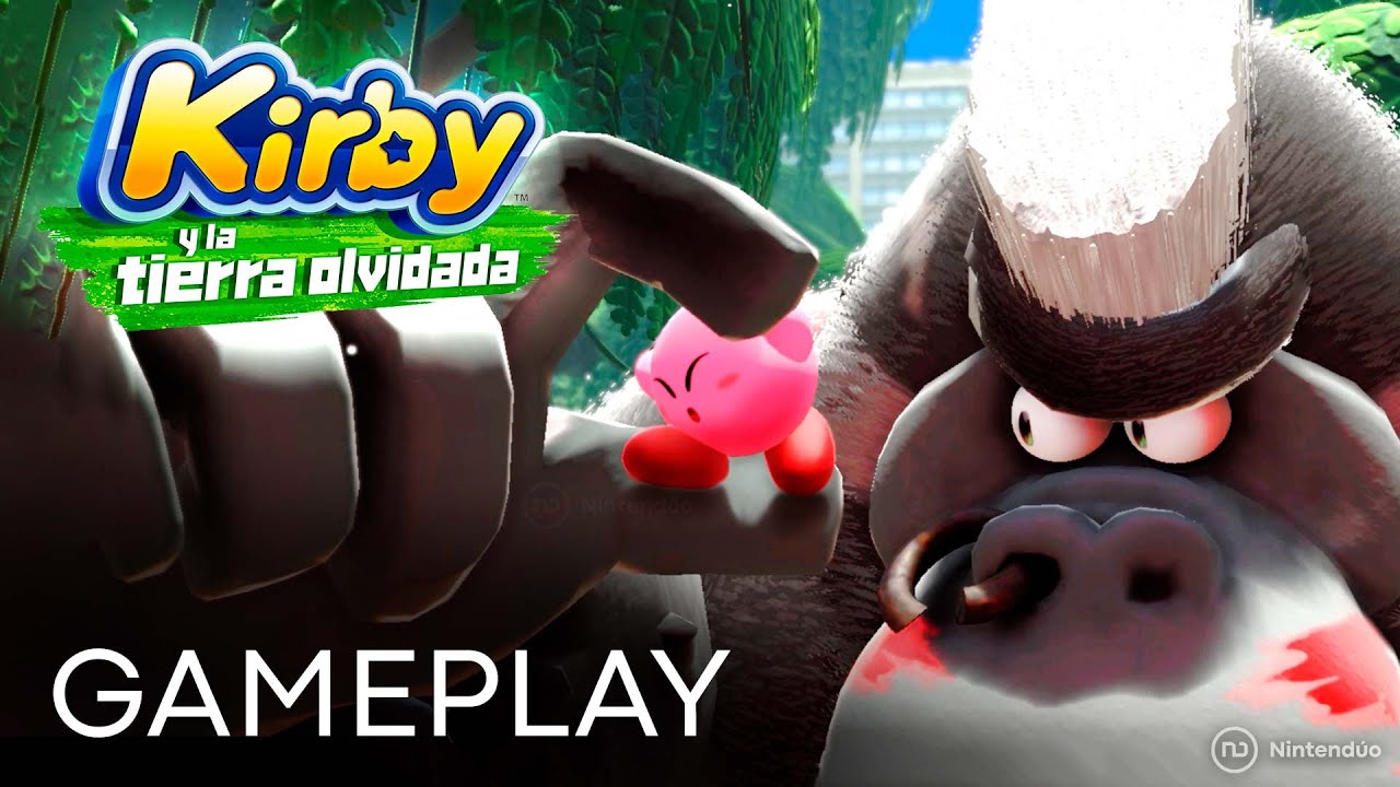 KIRBY AND THE FORGOTTEN LAND - GAMEPLAY DO INÍCIO [NINTENDO SWITCH PT-BR] 