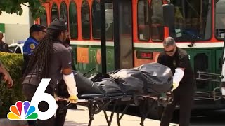 Passenger struck, killed by Miami trolley, possibly while removing bicycle