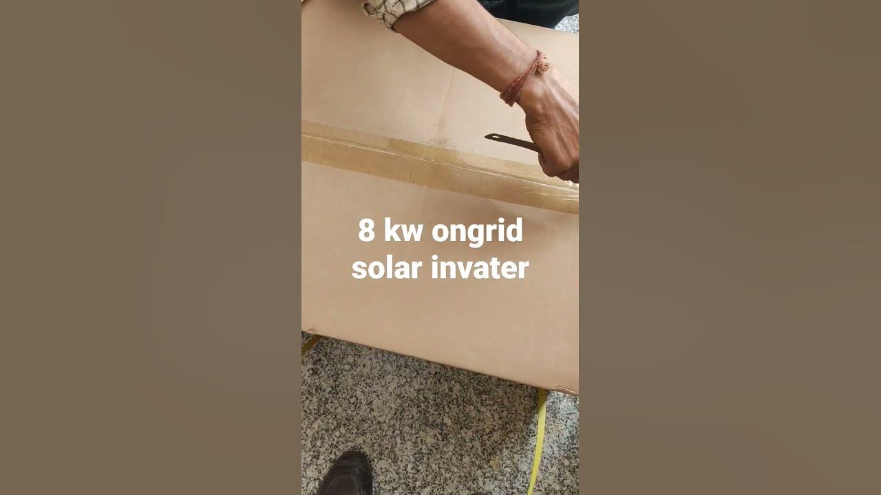 8 kw solar invater - YouTube