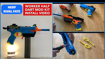 NERF Rival Fate MOD VIDEO!  Installing The WORKER Half Dart Mod Kit!  #nerfmod