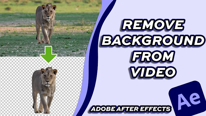 How to Remove Background from Video in After Effects | Easy RotoBrush Tutorial!