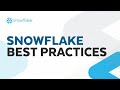 Snowflake Best Practices | Snowflake Inc.