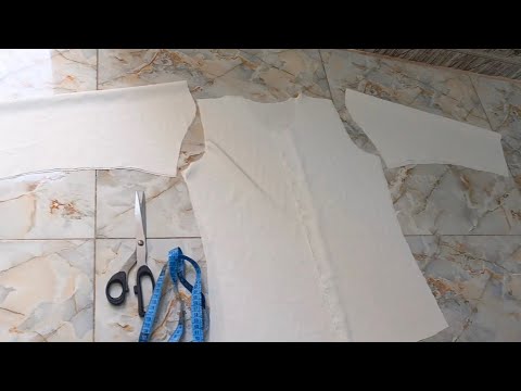 فصال قميص مدرسي خطوه بخطوه للمبتدءات