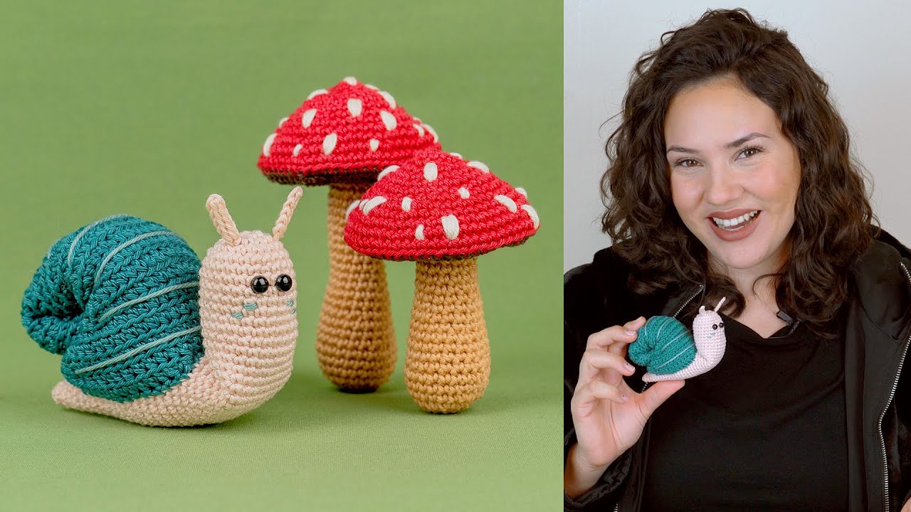 COMO FAZER CARACOL DE AMIGURUMI  | ATELIÊ JÉSSICA BRANDÃO | #081