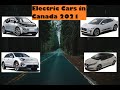 2021 Electric cars in Canada