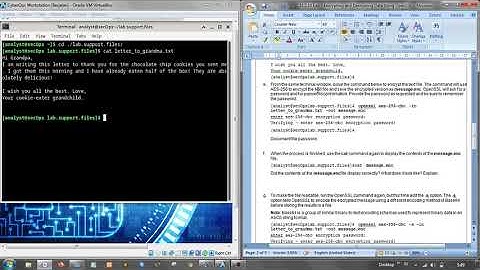 21.2.10 Lab - Encrypting and Decrypting Data Using OpenSSL