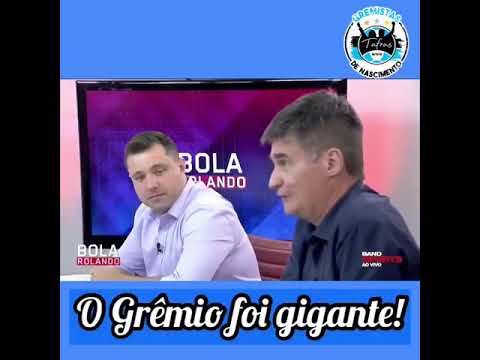 Comentarista do Band Sports viraliza com análise sobre o Grêmio: "Se inspirem nesse time corajoso"