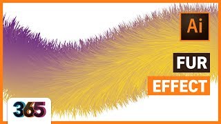 Fur Effect | Illustrator CC Tutorial #302/365 screenshot 5