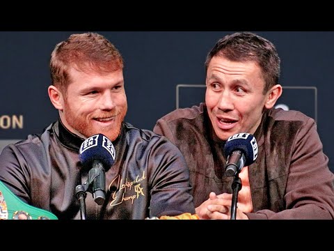 CANELO ALVAREZ VS GENNADY GOLOVKIN 3- FULL FINAL PRESS CONFERENCE & ANGRY FACE OFF