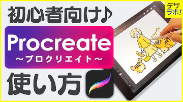 【初心者必見!】デザイナーが教える|プロクリエイトの使い方【Procreate/iPadお絵描き・イラストアプリ】