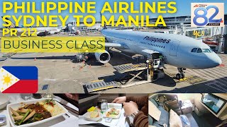 Philippine Airlines: Business Class - Sydney to Manila PR212 - Relaxing way to enjoy a day flight✈️🥂