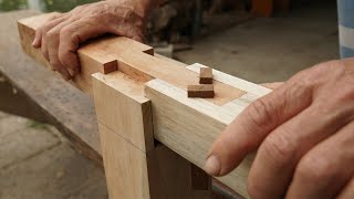 awesome techniques japanese traditional joints, build three wood structure connectors without nails