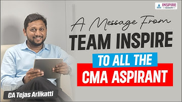 A MESSAGE FROM TEAM INSPIRE TO ALL CMA ASPIRANTS | Inspire Academy CMA 🎯