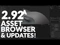 BLENDER 2.92 - NEW ASSET FEATURE & WEEKLY UPDATES!