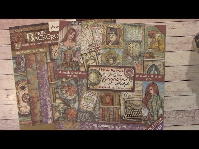 Vintage Scrapbook Paper: 44 Double-sided Craft Patterns