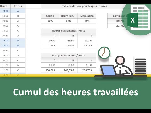 Vidéo: Comment Accumuler Un Bonus Dans ZUP 3.1 En Fonction Des Heures Travaillées