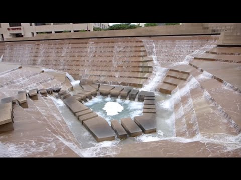 Fort Worth Texas Fort Worth Water Gardens Hd 2016 Youtube