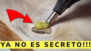 Una Increíble Forma De Reparar La Madera  Masilla Caliente