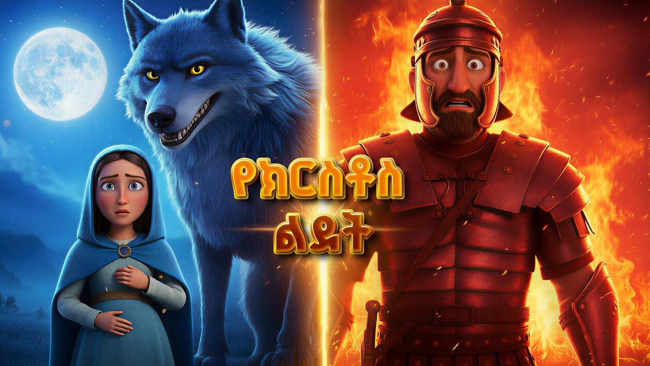 ⭕️ ክርስቶስ እንዴት ተወለደ?/Animation Movie/The birth of Jesus christ /የገና መዝሙሮች /