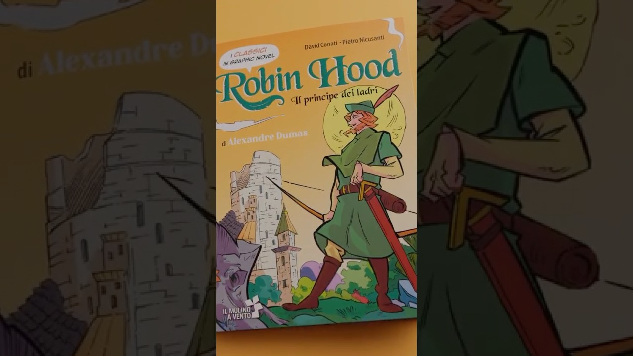 I classici in graphic novel: #RobinHood💚 #shorts