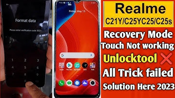 Realme recovery Touch not working/Realme c25 c25s reset Not working fix