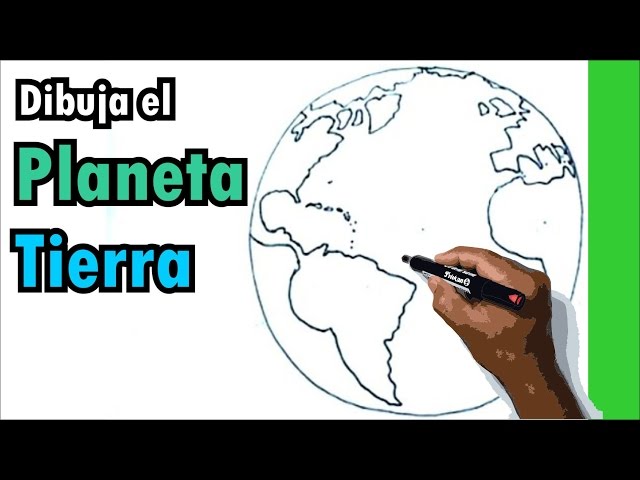 Aprende a dibujar un mapamundi, globo terráqueo y sus continentes 