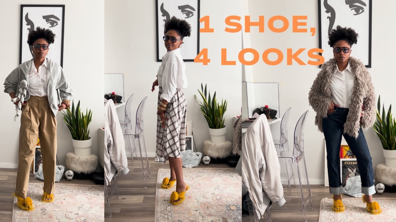 SPRING WARDROBE HACKS: 1 SHOE, 4 OUTFITS