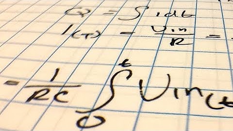 The math of the RC Integrator