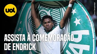 ASSISTA À COMEMORAÇÃO DE ENDRICK APÓS GOL DO PALMEIRAS CONTRA O NOVORIZONTINO PELA SEMI DO PAULISTÃO