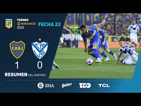 #TorneoBinance | Fecha 22 | resumen de Boca - Vélez