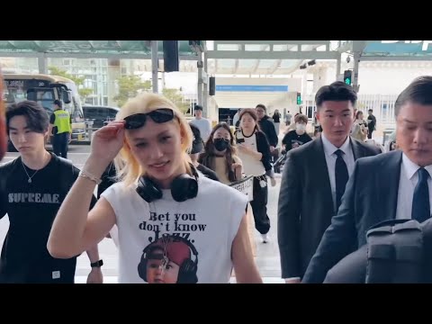 LEE FELIX arrives at Incheon airport for overseas flight 21-06-26 @koreadispatch 