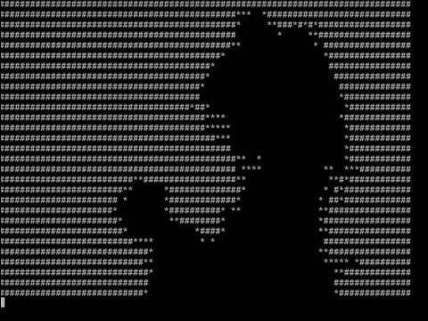 Bad Apple! but it's ASCII command line video