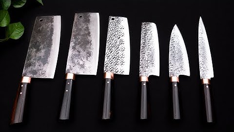 DAO PHÚC SEN, BỘ DAO PHÚC SEN CÁN MUN KHÂU ĐỒNG ĐỎ CỰC BÉN_HÀNG CHUẨN CỦA HTX DAO PHÚC SEN