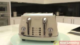 Meting tekort springen Delonghi Icona Vintage 4 Slice Toaster (white) -- Demonstration - YouTube