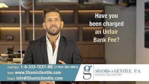 Unfair Bank Fees: NSF, Overdraft & ATM Fees | Shamis & Gentile, P.A.