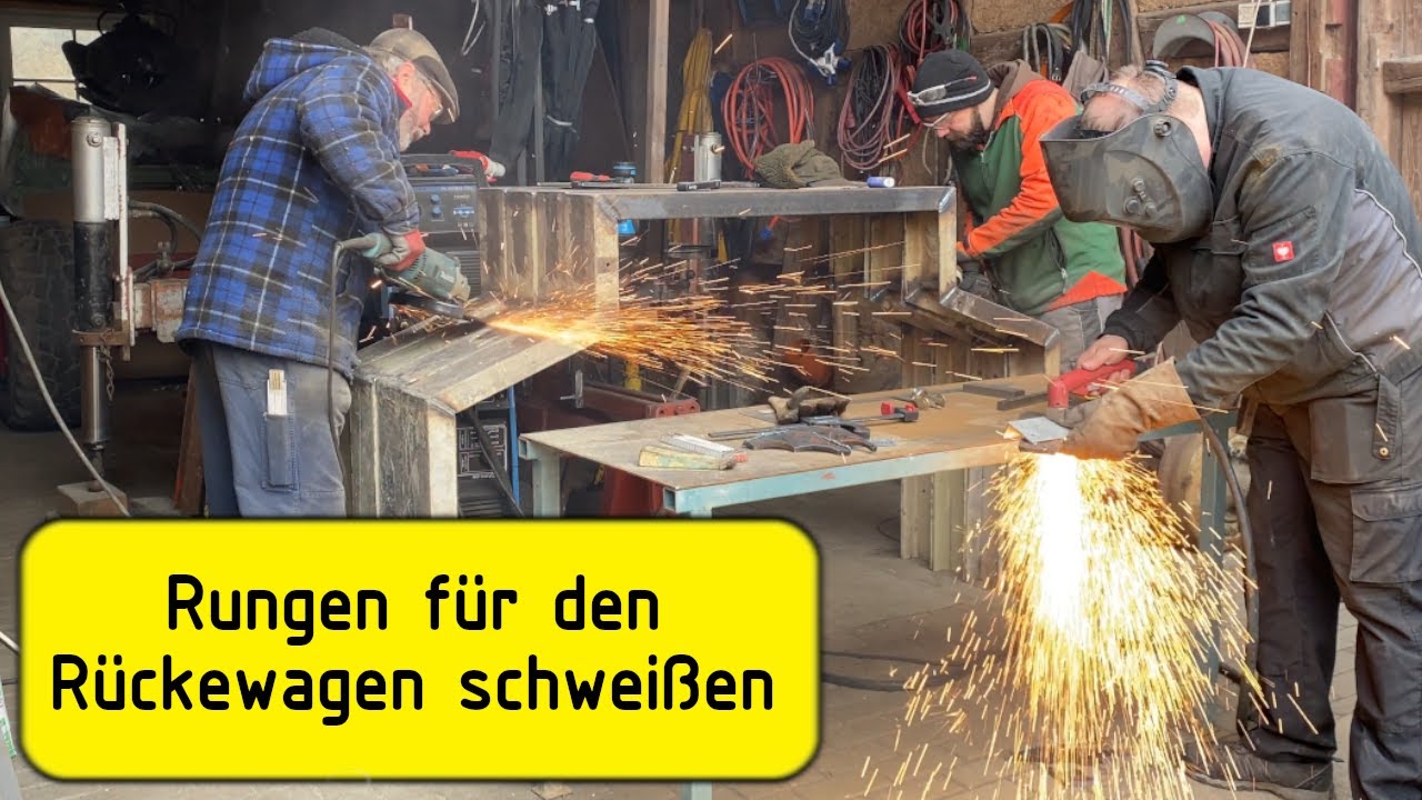 Rungenbänke für den selbstgebauten Rückewagen herstellen