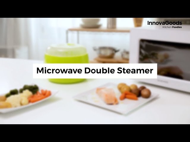 Cuiseur-Vapeur Double pour Micro-Ondes Codowave InnovaGoods