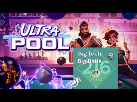 【Ultrapool: Pool Roguelite】巨大ボールビルドの立ち回りと連鎖攻略