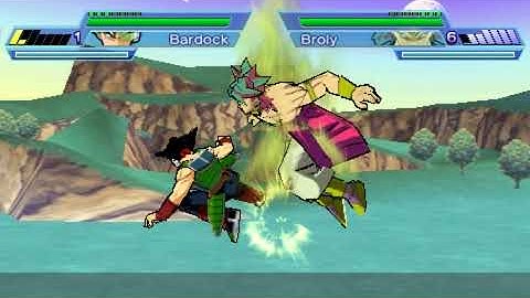 DRAGON BALL Z SHIN BUDOKAI 2 PSP BARDOCK MOVES AND COMBOS BY ME