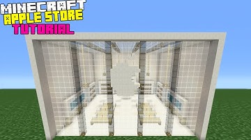 Minecraft Tutorial: How To Make An Apple Store