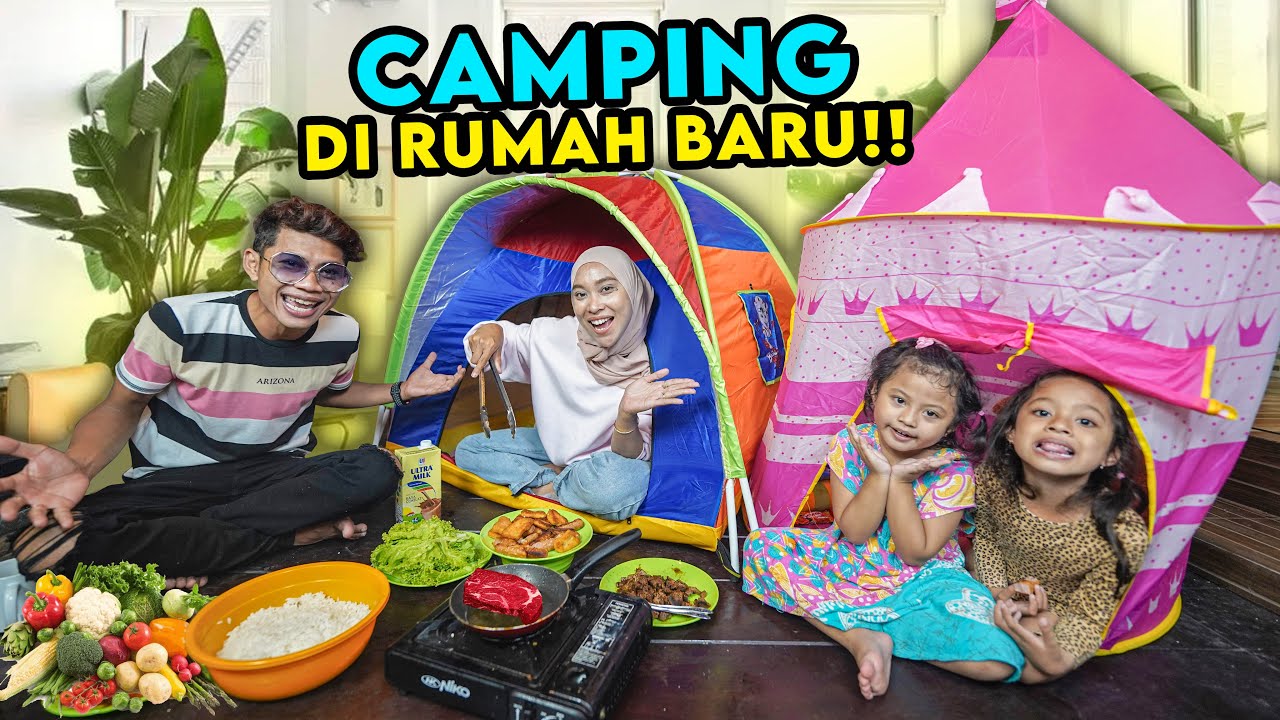 24 JAM CAMPING DI RUMAH BARU‼️😱 KAPOK MALAMNYA HUJAN DERAS‼️😱