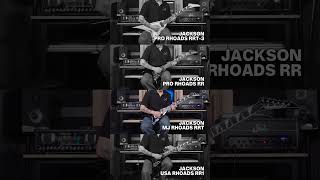 Jackson Pro RRT-3 vs Pro RR vs MJ RRT vs USA RR1 | Ozzy Osbourne - Mr. Crowley (Guitar Solo)