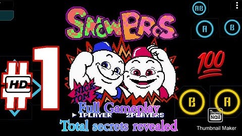 Snow Bros full legendary gameplay till end boss stage with all revealed secrets nd hidden treasures.