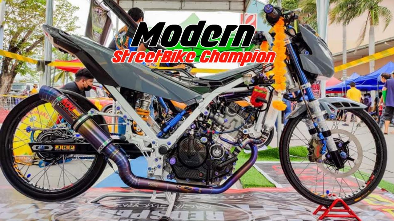 R150 F.i MODERN STREETBIKE UNDERBONE CHAMPION • JRP x KOU - YouTube