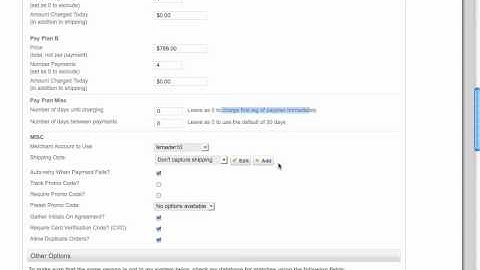 Infusionsoft Order Forms - How to Duplicate Payments and Pay Plan Options
