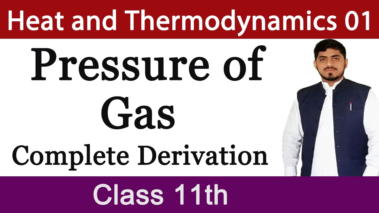 Pressure of Gas | Interpretation of Temperature | Heat and Thermodynamics | Physics | Class 11