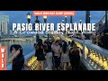 THE NEW MANILA PASIG RIVER ESPLANADE : A CROWDED SUNDAY NIGHT WALK | WRES Travel