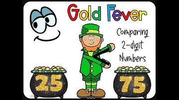 Comparing Two Digit Numbers - St Patricks Day