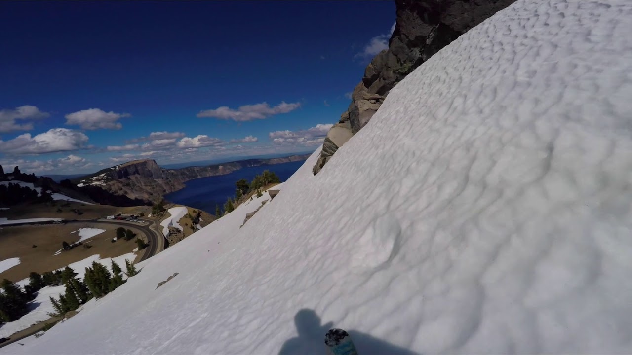 Crater Lake, skiing