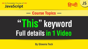 this keyword full details in one video || "this" keyword in JavaScript tutorial in Hindi/Urdu